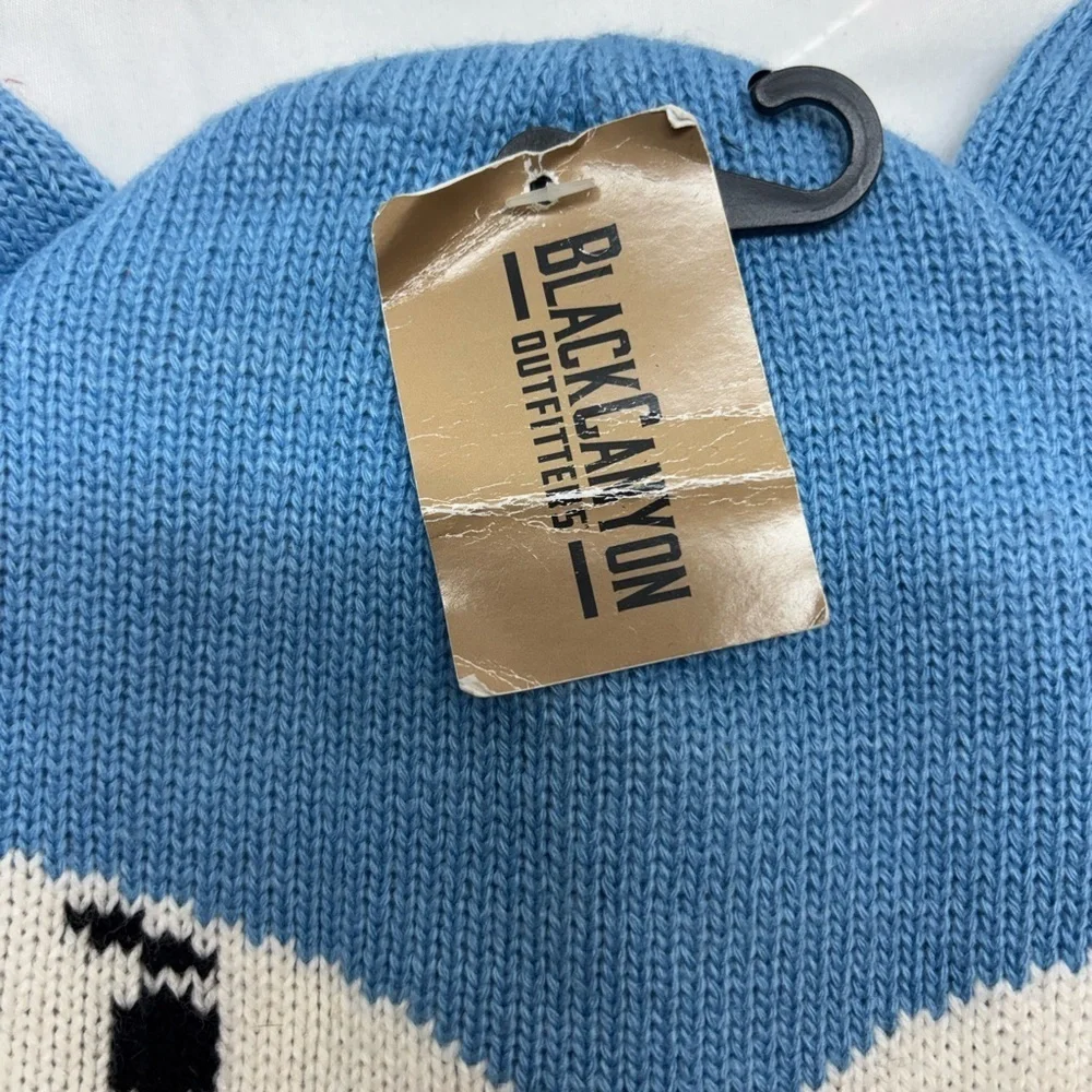 BlackCanyon Outfitters Blue and White Kids Animal Hat beanie Hat